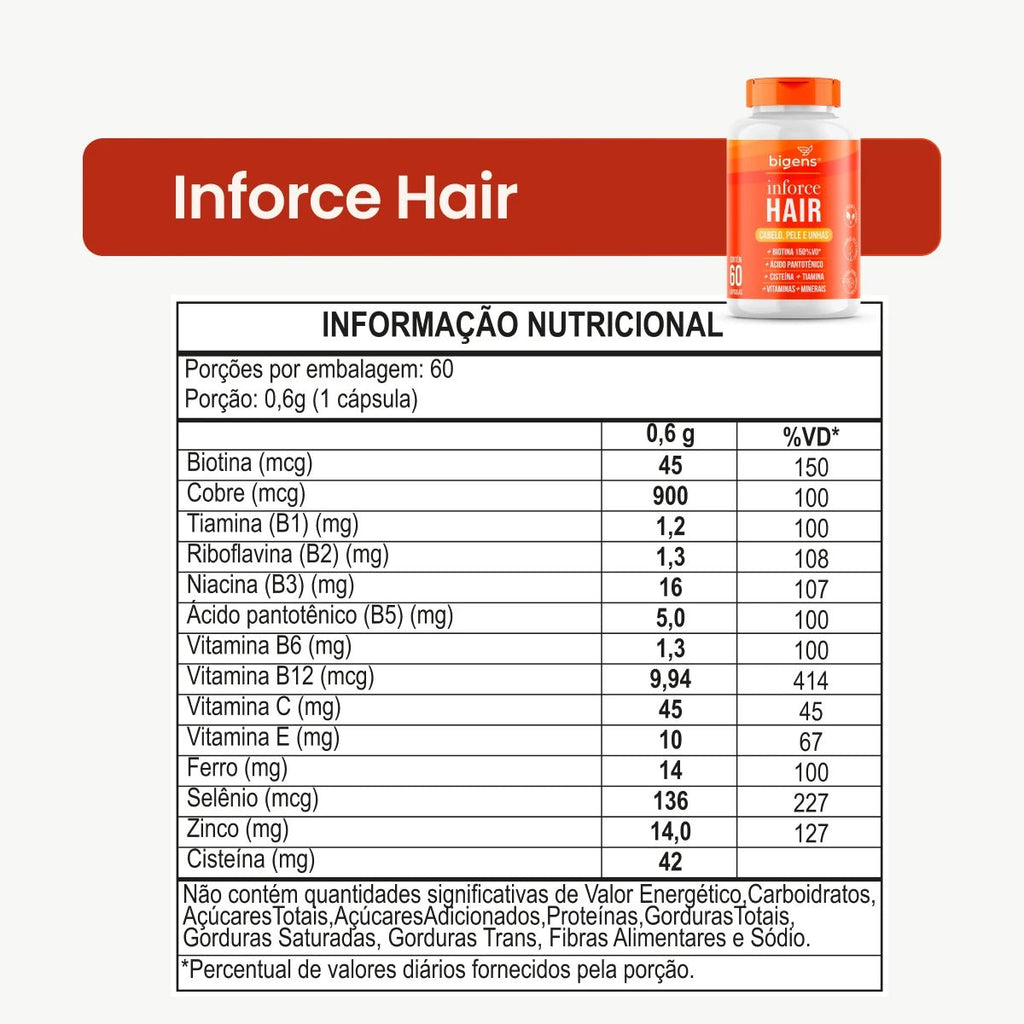 Kit Saúde da Mulher - Vitalidade e Beleza: Inforce Hair + Creatin Beauty + Up Cycle - Bigens