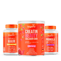 Kit Saúde da Mulher - Vitalidade e Beleza: Inforce Hair + Creatin Beauty + Up Cycle - Bigens