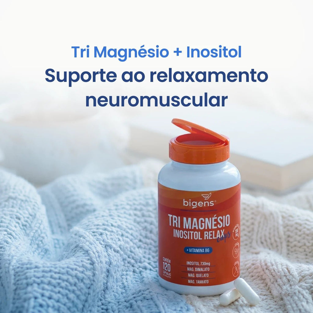 Kit Sono Profundo - Night Calm Melatonina Maracujá + Tri Magnésio Inositol relax - Bigens