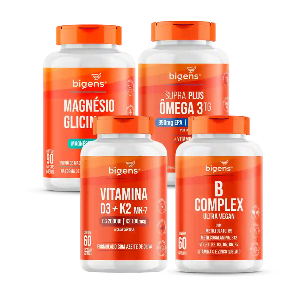 Kit Vitalidade 360º: Saúde e Equilíbrio Diário (4 em 1) - Bigens