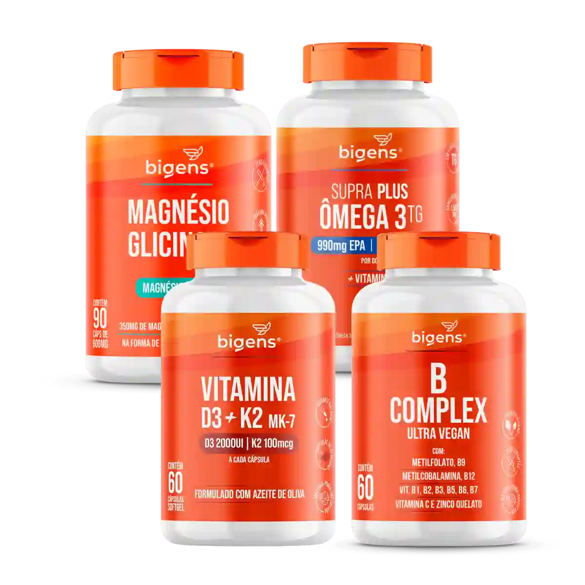 Kit Vitalidade 360º: Saúde e Equilíbrio Diário (4 em 1) - Bigens