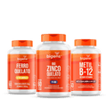 Kit Vitalidade Sanguínea: Suporte de Ferro, Zinco e B12 – Bigens - Bigens