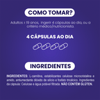 L - Carnitina | 1.400mg de L - Carnitina 120 Cápsulas - Bigens