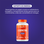 L - Carnitina | 1.400mg de L - Carnitina 120 Cápsulas - Bigens