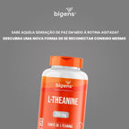 L - Theanine | Fonte de L - Teanina 250mg 60 Cápsulas - Bigens