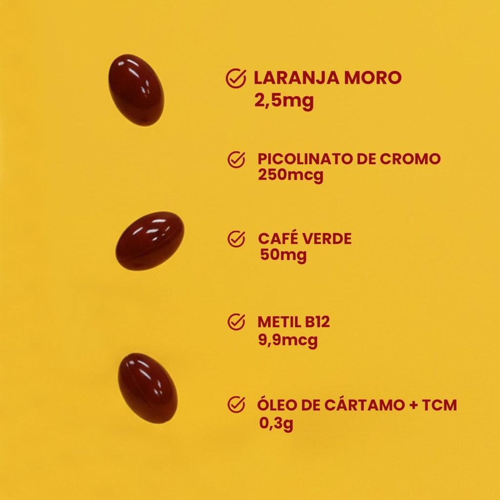 Laranja Moro Complex | Picolinato de Cromo 90 Cápsulas - Bigens