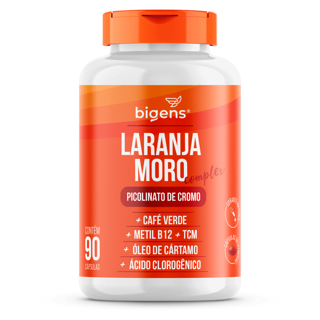 Laranja Moro Complex | Picolinato de Cromo 90 Cápsulas - Bigens