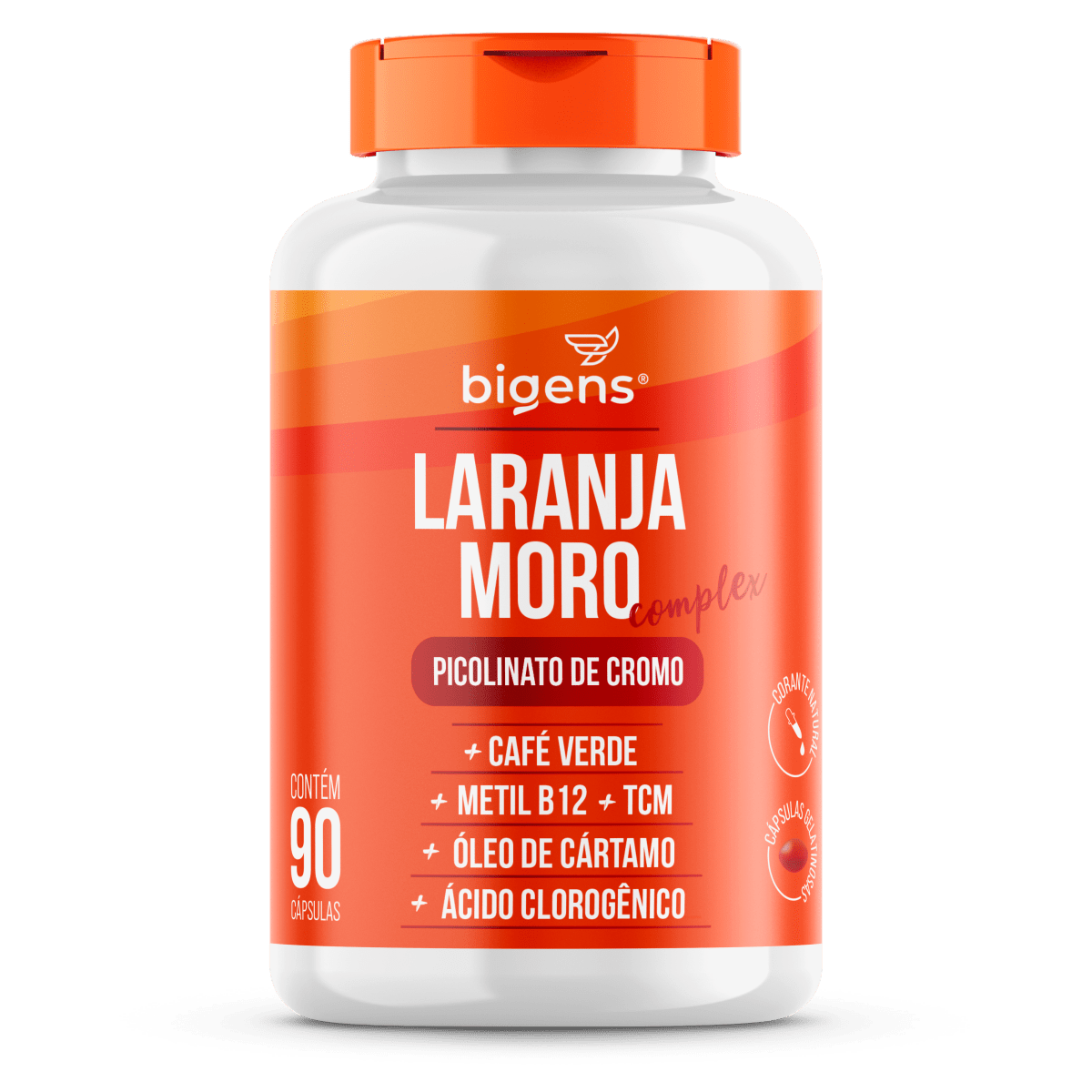 Laranja Moro Complex | Picolinato de Cromo 90 Cápsulas - Bigens