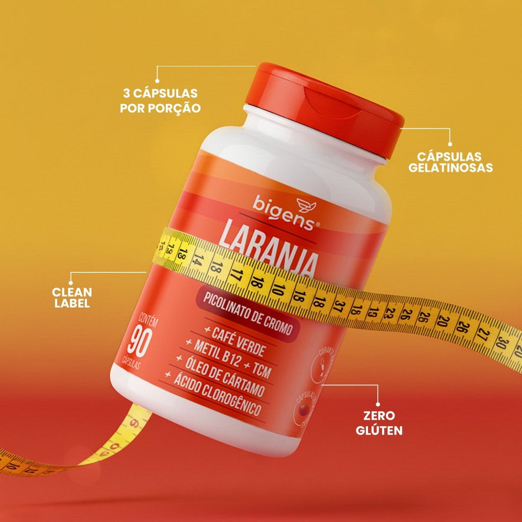 Laranja Moro Complex | Picolinato de Cromo 90 Cápsulas - Bigens