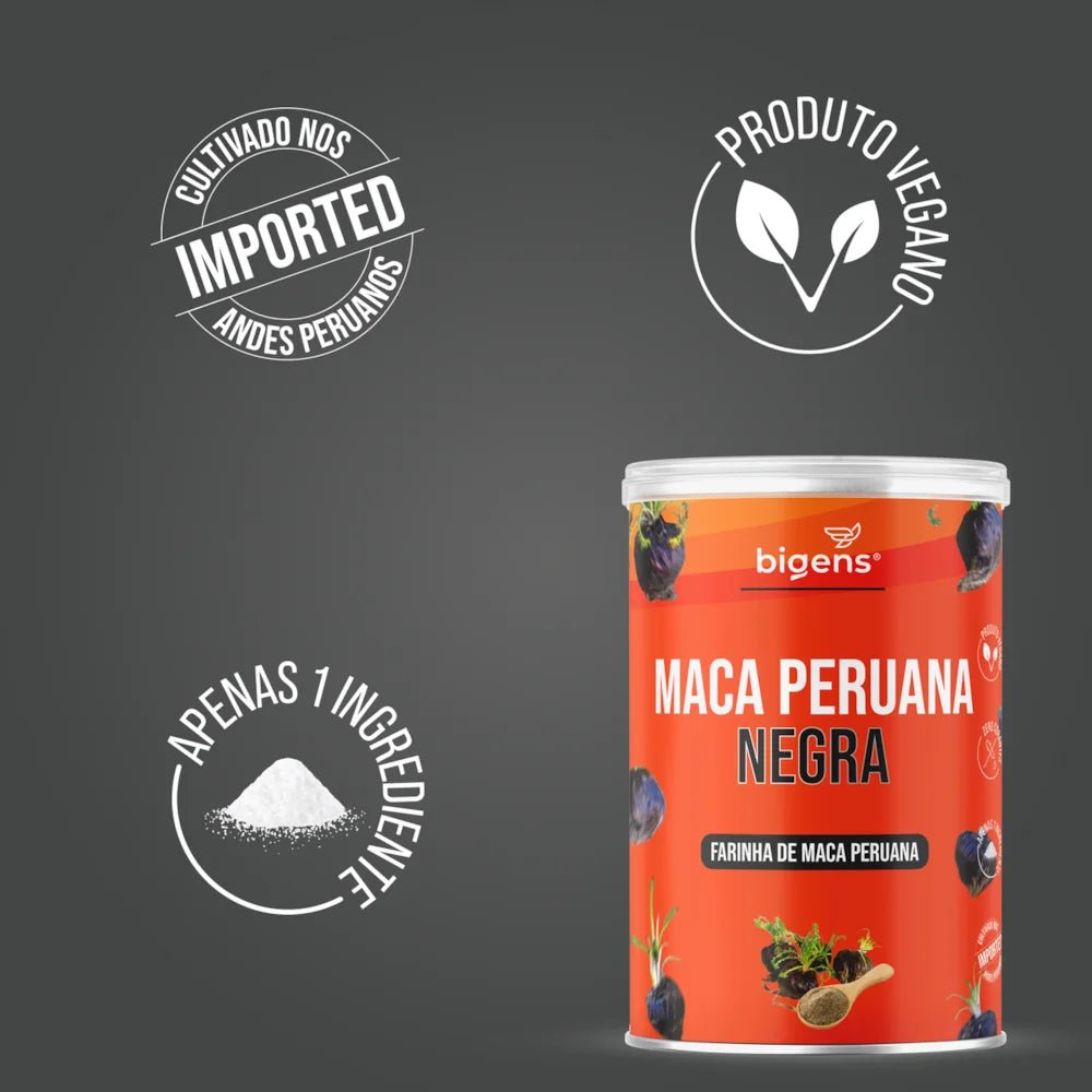 Maca Peruana Negra | 5.000mg por porção 150g - Bigens