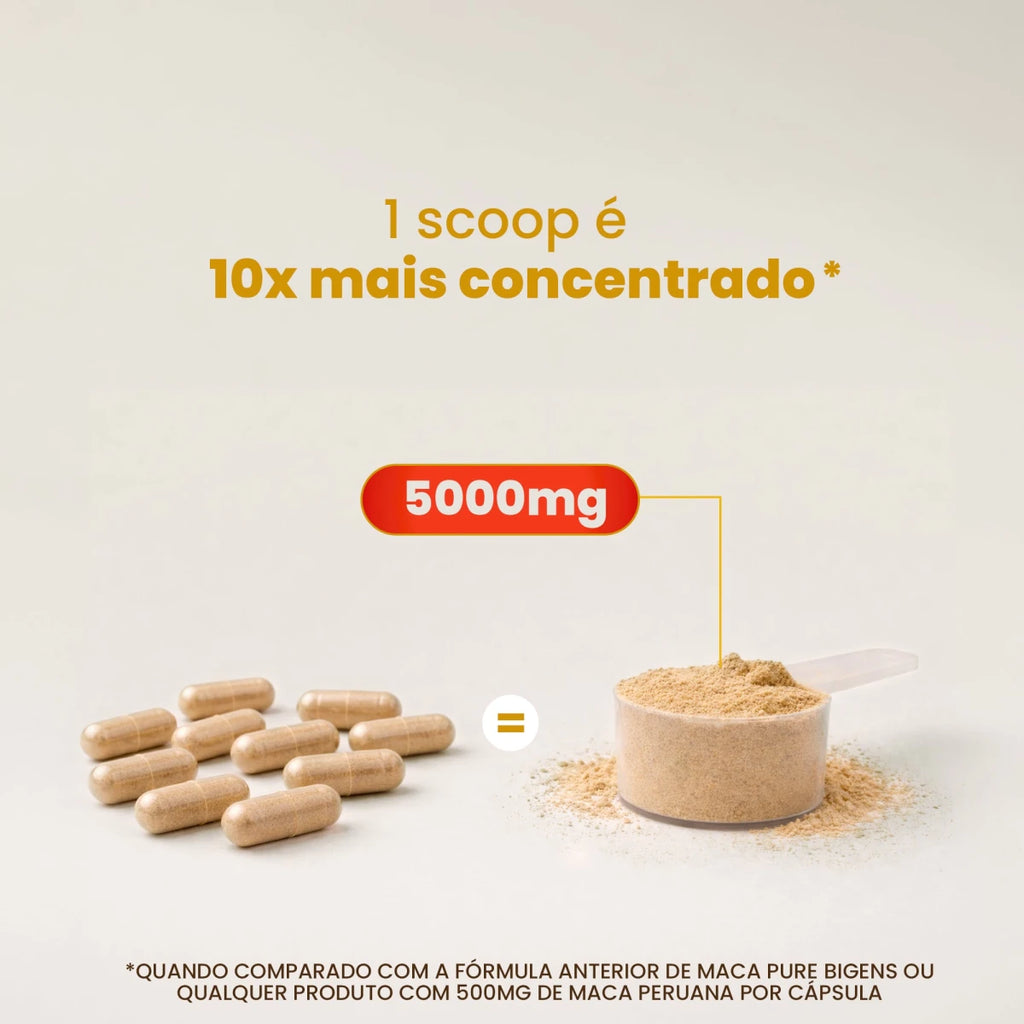 Maca Peruana Pura Farinha Maca Pure Dourada 150g - Bigens