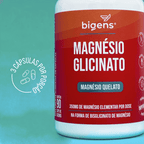 Magnésio Glicinato | 350mg de Magnésio Elementar 90 Cápsulas - Bigens