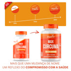 Max Cúrcuma | 130mg de Cúrcumina 60 Cápsulas - Bigens