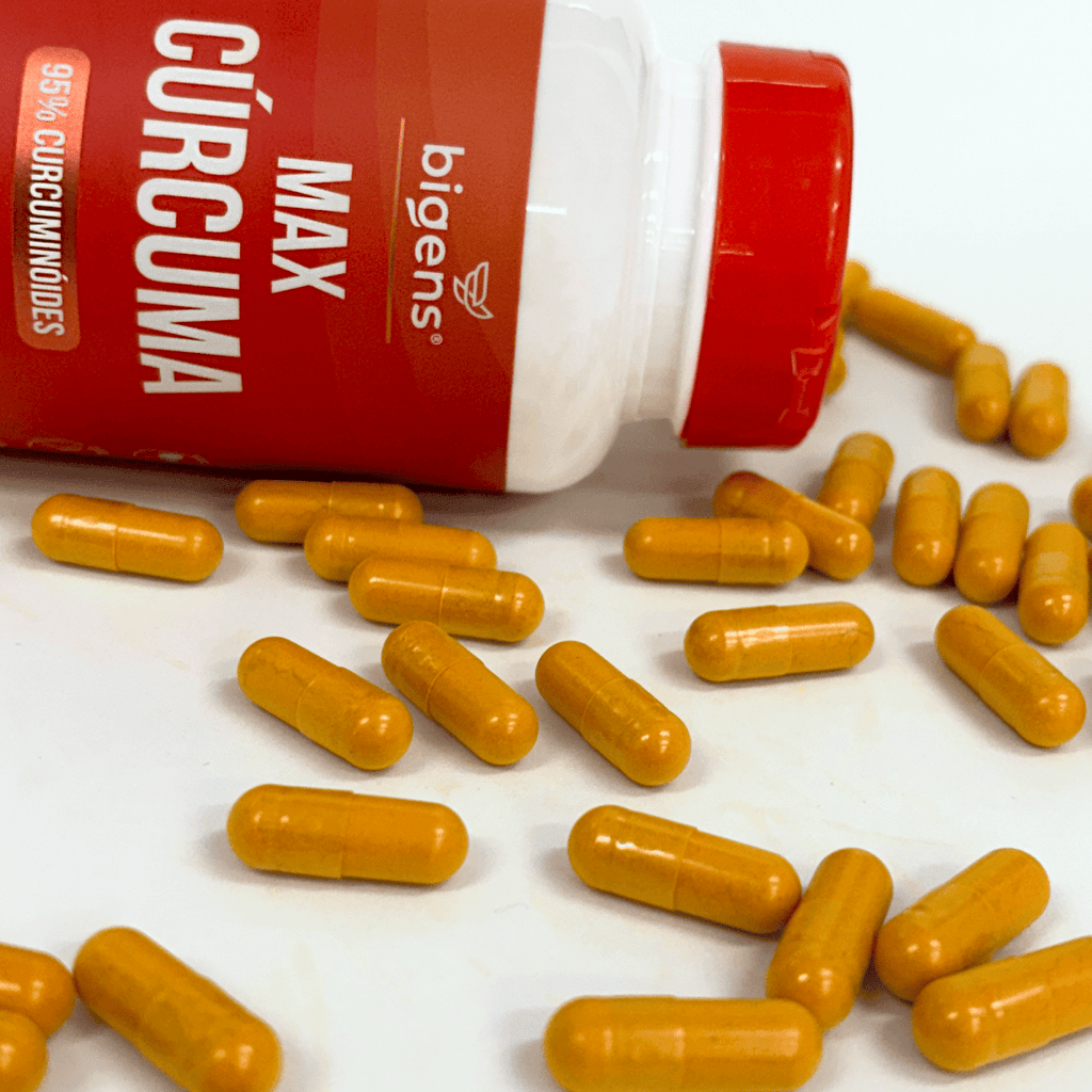 Max Cúrcuma | 130mg de Cúrcumina 60 Cápsulas - Bigens