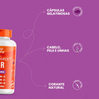 Max Inforce Hair | Silício Orgânico 30 Cápsulas - Bigens