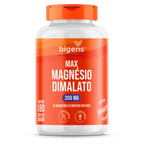 Max Magnésio Dimalato | 350mg de Magnésio Elementar 180 Cápsulas - Bigens