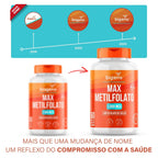 Max Metilfolato | L - Metilfolato de Cálcio 1000mcg 60 Cápsulas - Bigens