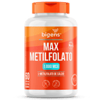 Max Metilfolato | L - Metilfolato de Cálcio 1000mcg 60 Cápsulas - Bigens