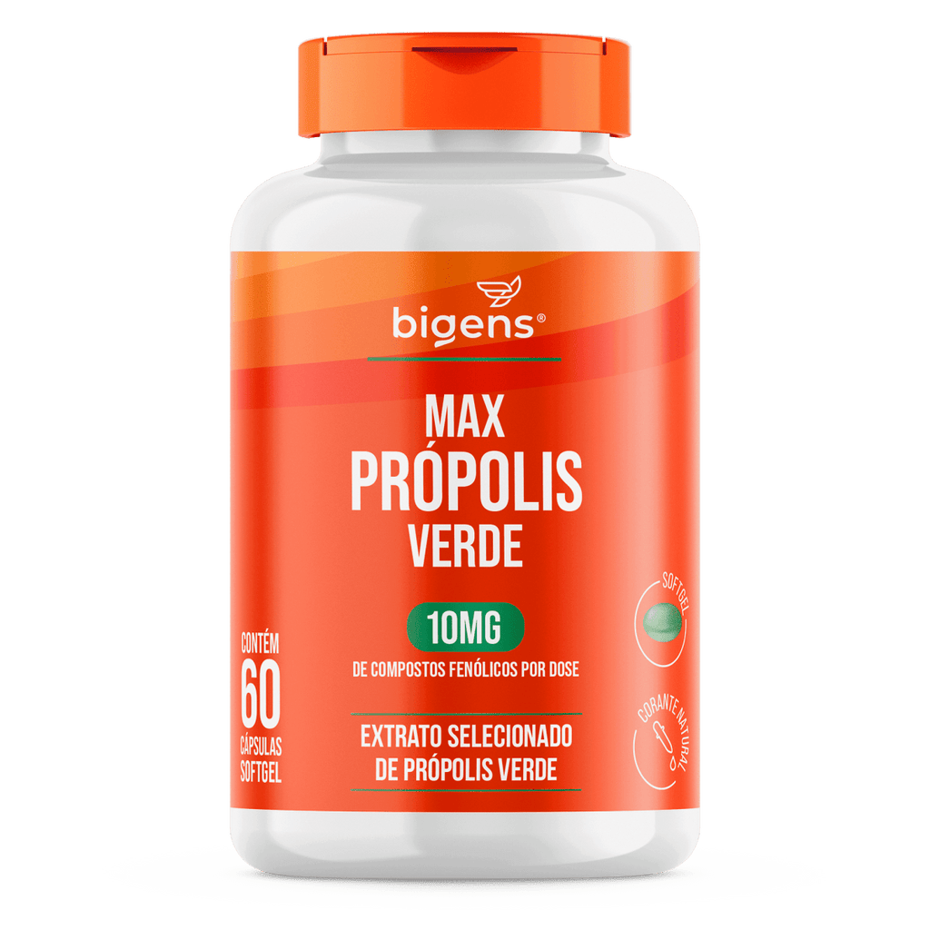 Max Própolis Verde | 10mg de Compostos Fenólicos 60 Cápsulas - Bigens