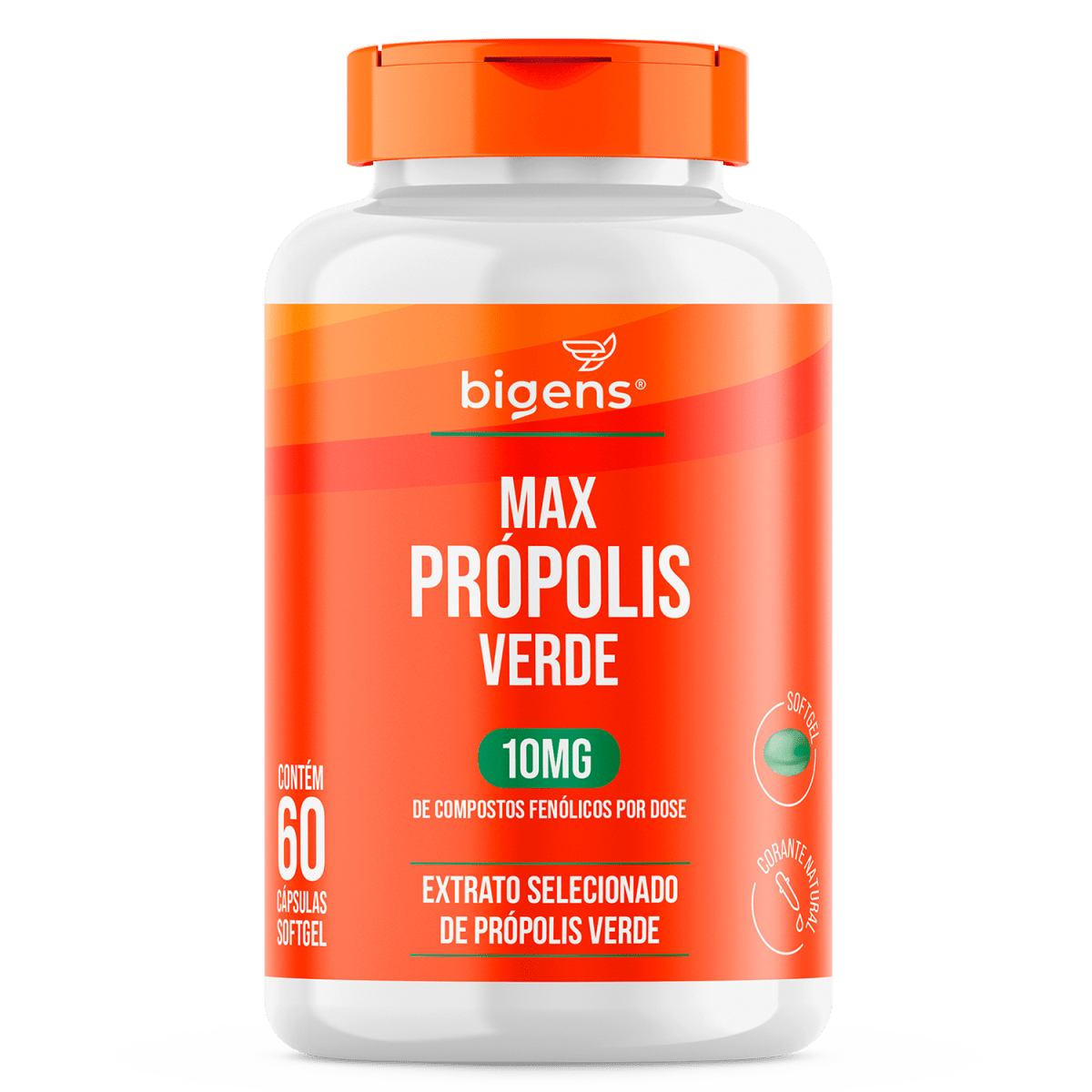 Max Própolis Verde | 10mg de Compostos Fenólicos 60 Cápsulas - Bigens