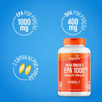 Mega Ômega 3 | EPA 1000mg DHA 400mg 60 Cápsulas - Bigens