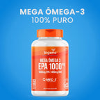 Mega Ômega 3 | EPA 1000mg DHA 400mg 60 Cápsulas - Bigens