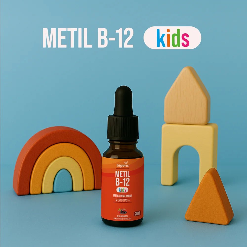 Metil B12 Kids | Sabor Frutas Vermelhas 20ml - Bigens
