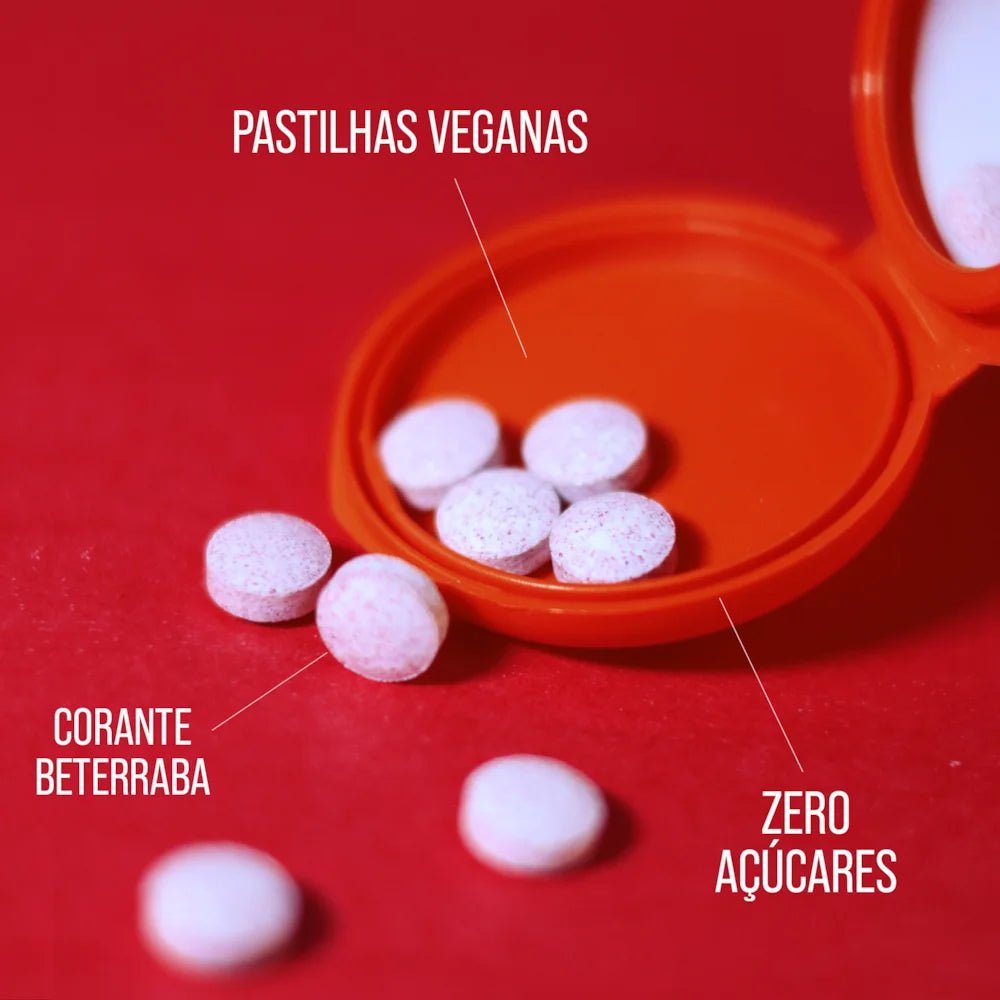 Metil B12 + Metil B9 | Forma Ativa Sabor Morango 60 Pastilhas - Bigens