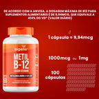 Metil B12 | Metilcobalamina 60 Cápsulas - Bigens