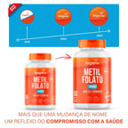 Metilfolato 400 mcg | Metil B12 + B6 60 Cápsulas - Bigens