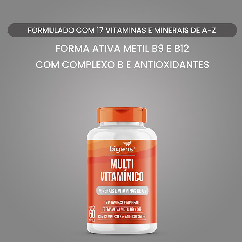Multivitamínico | A - Z 60 Cápsulas - Bigens
