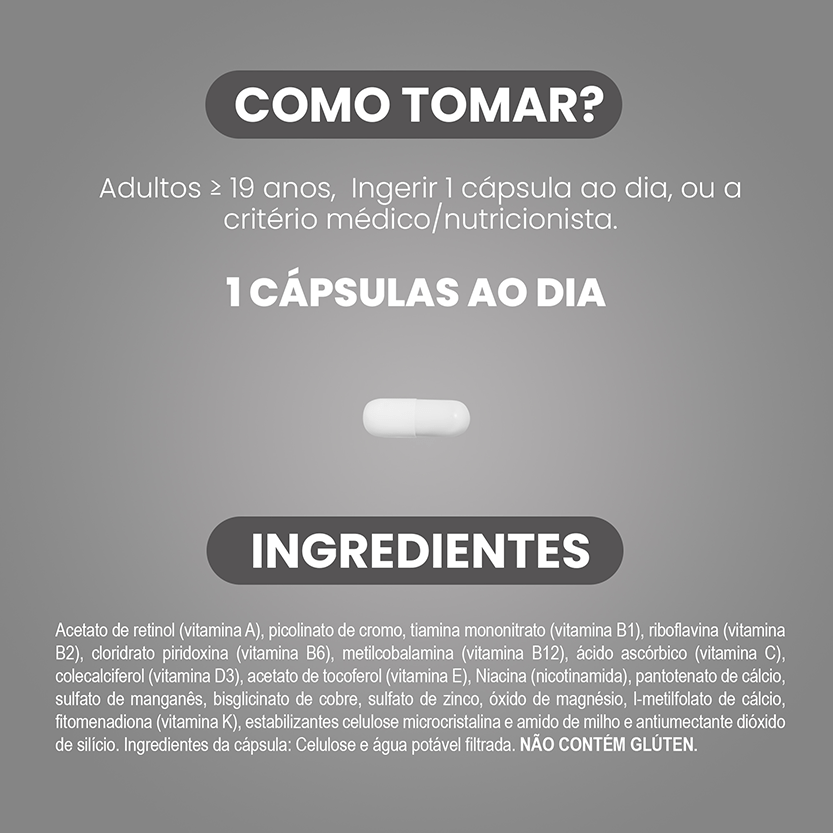 Multivitamínico | A - Z 60 Cápsulas - Bigens
