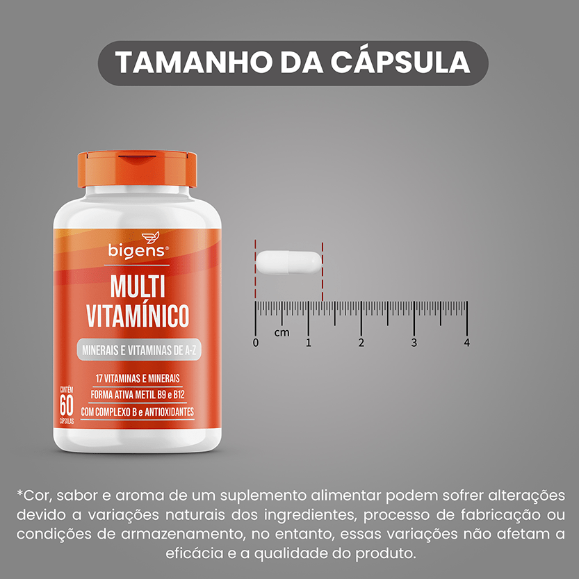 Multivitamínico | A - Z 60 Cápsulas - Bigens