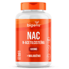 NAC N - Acetilcisteína | Molibdênio 30 Cápsulas - Bigens