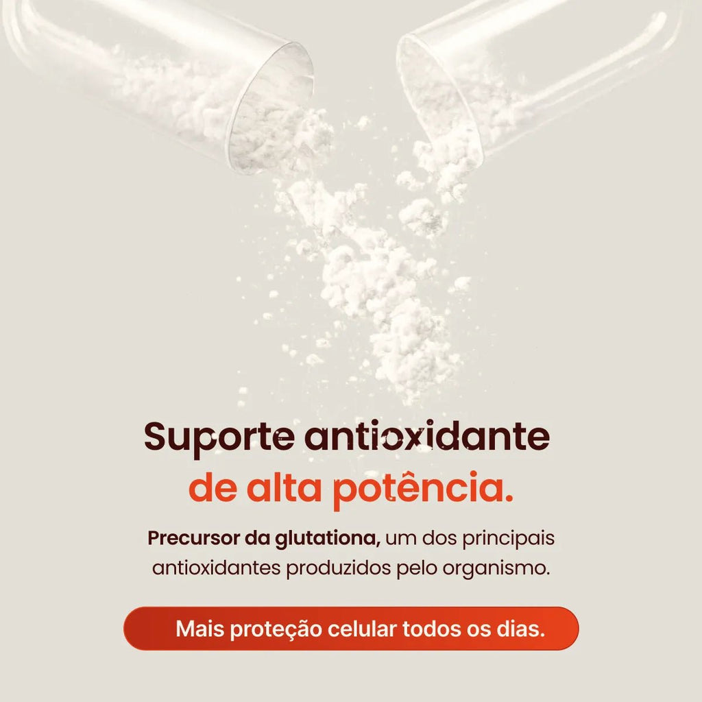 NAC N-Acetilcisteína | Molibdênio 30 Cápsulas - Aminoácidos - Bigens