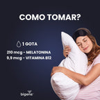 Night Calm B12 | Sabor Frutas Vermelhas Melatonina + Metil B12 30ml - Bigens