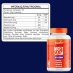 Night Calm Complex | Melatonina + Magnésio + Triptofano + Vit. B6 e B9 60 Cápsulas - Bigens