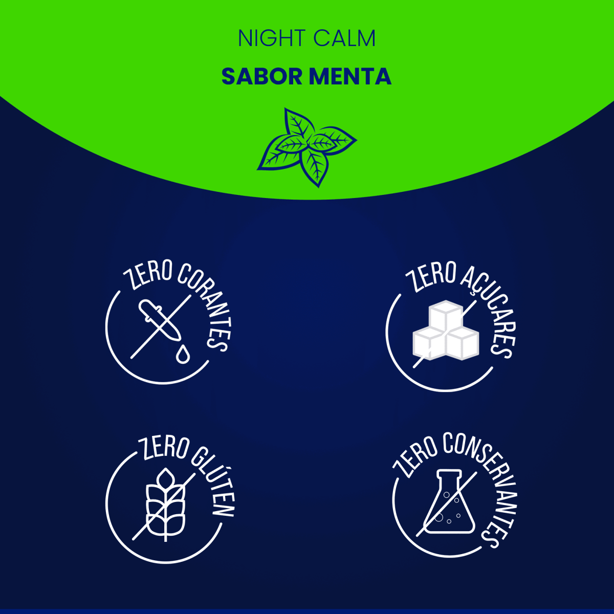 Night Calm Líquida Menta | Melatonina 30ml - Bigens