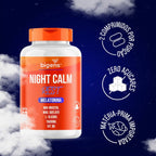 Night Calm Rest | Melatonina + Inositol + Magnésio + Glicina 60 Comprimidos - Bigens
