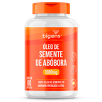 Óleo de Semente de Abóbora | 1.000MG por Cápsula 80 Cápsulas - Bigens