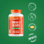 ÔMEGA 3 ALGAS 60 DHA 675MG | EPA 225MG 60 Cápsulas - Bigens
