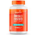Ômega 3 Fosfato | Fosfatidilserina 100mg 60 Cápsulas - Bigens