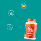Ômega 3 Fosfato | Fosfatidilserina 100mg 60 Cápsulas - Bigens