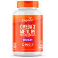 Ômega 3 + Metil B9 | Metilfolato 60 Cápsulas - Bigens