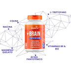 Plus Brain | L - Triptofano 600mg 60 Cápsulas - Bigens