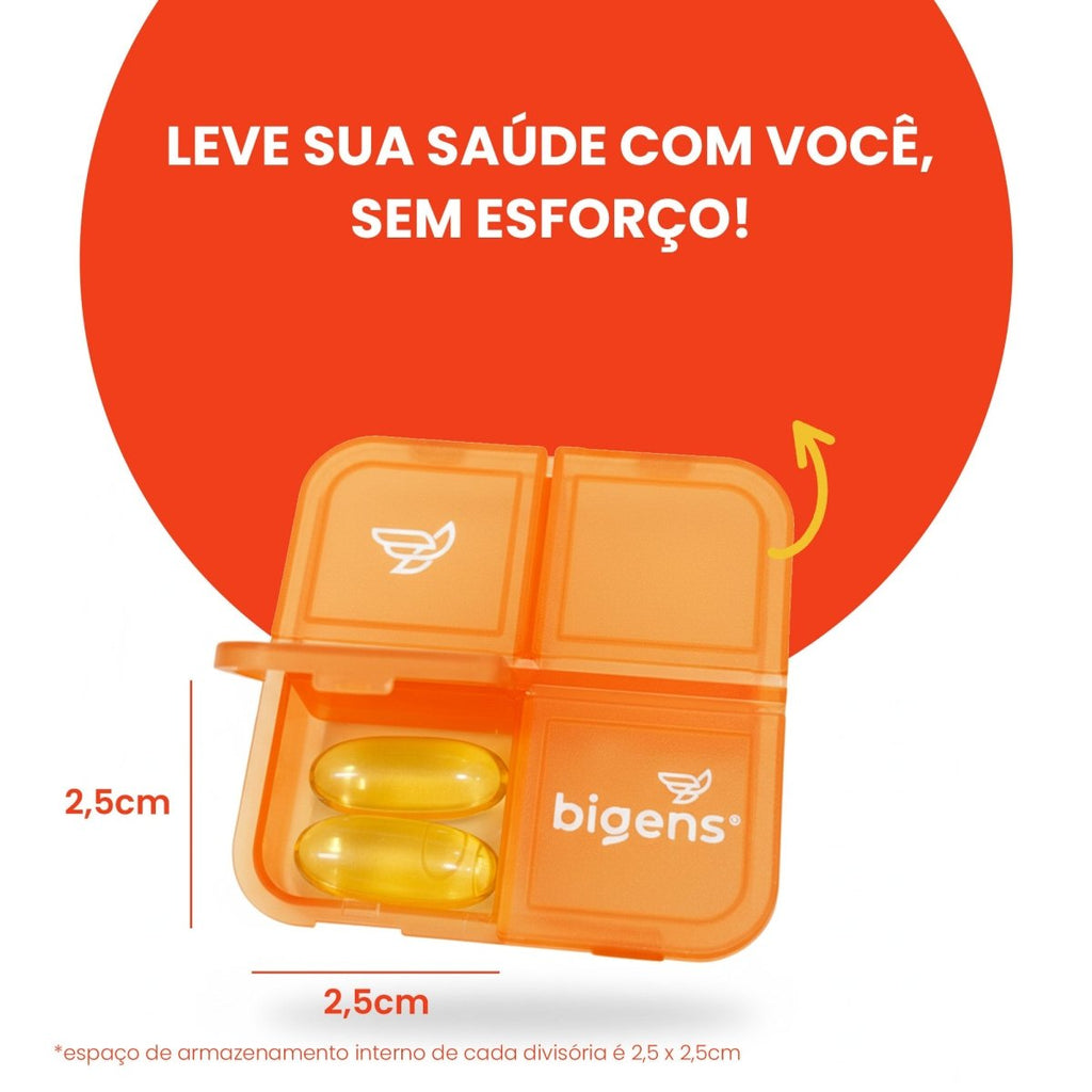 Porta Cápsulas Laranja - Bigens
