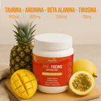 Pré - Treino Caffeine Free Frutas Amarelas Taurina + Arginina + Beta alanina + Tirosina e Isomaltulose 300g - Bigens
