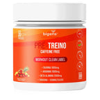 Pré - Treino Caffeine Free Morango e Abacaxi Taurina + Arginina + Beta alanina + Tirosina e Isomaltulose 300g - Bigens