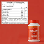Psyllium Complex | 600mg Espirulina, Cafeína e Cromo 120 Cápsulas - Bigens