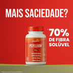 Psyllium Complex | 600mg Espirulina, Cafeína e Cromo 120 Cápsulas - Bigens